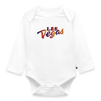 LAS VEGAS - Body Bébé bio manches longues - blanc - Devant