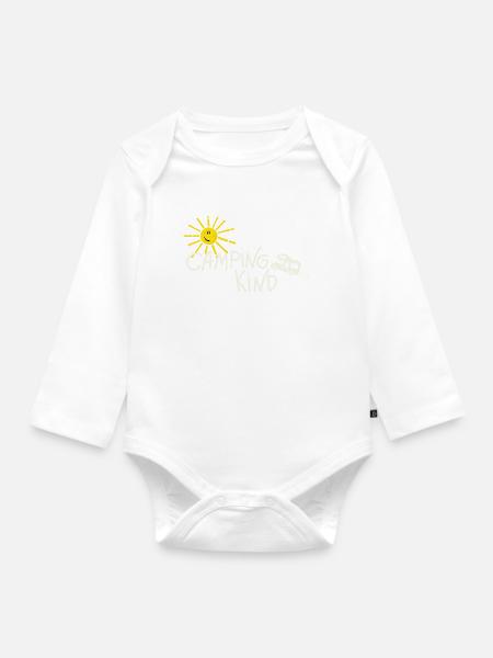 Camping Kind Wohnmobil - Baby Bio-Langarm-Body -