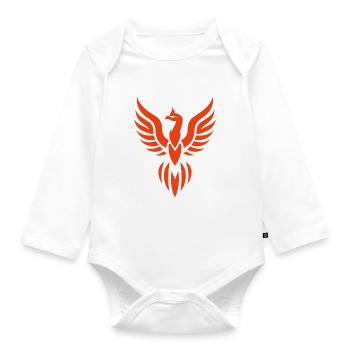 Phoenix - Organic Longsleeve Baby Bodysuit - white - Front