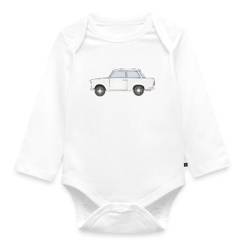 satellite - Organic Longsleeve Baby Bodysuit - white - Front