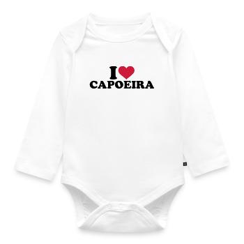 Capoeira - Organic Longsleeve Baby Bodysuit - white - Front