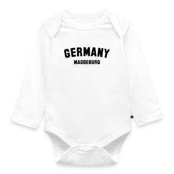 MAGDEBURG - Organic Longsleeve Baby Bodysuit - white - Front