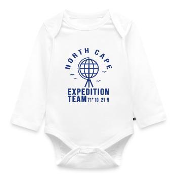 North cape north nordkapp - Organic Longsleeve Baby Bodysuit - white - Front