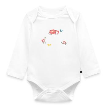 Christian Bible Verse Religious Gift - Organic Longsleeve Baby Bodysuit - white - Front