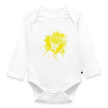 Sport - Baby Bio-Langarm-Body - Weiß - Vorne