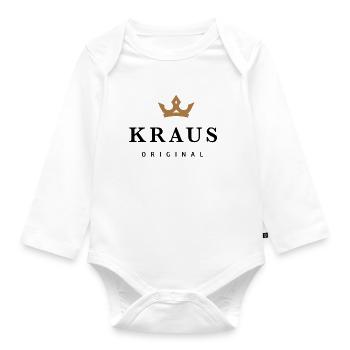 Curly - Organic Longsleeve Baby Bodysuit - white - Front