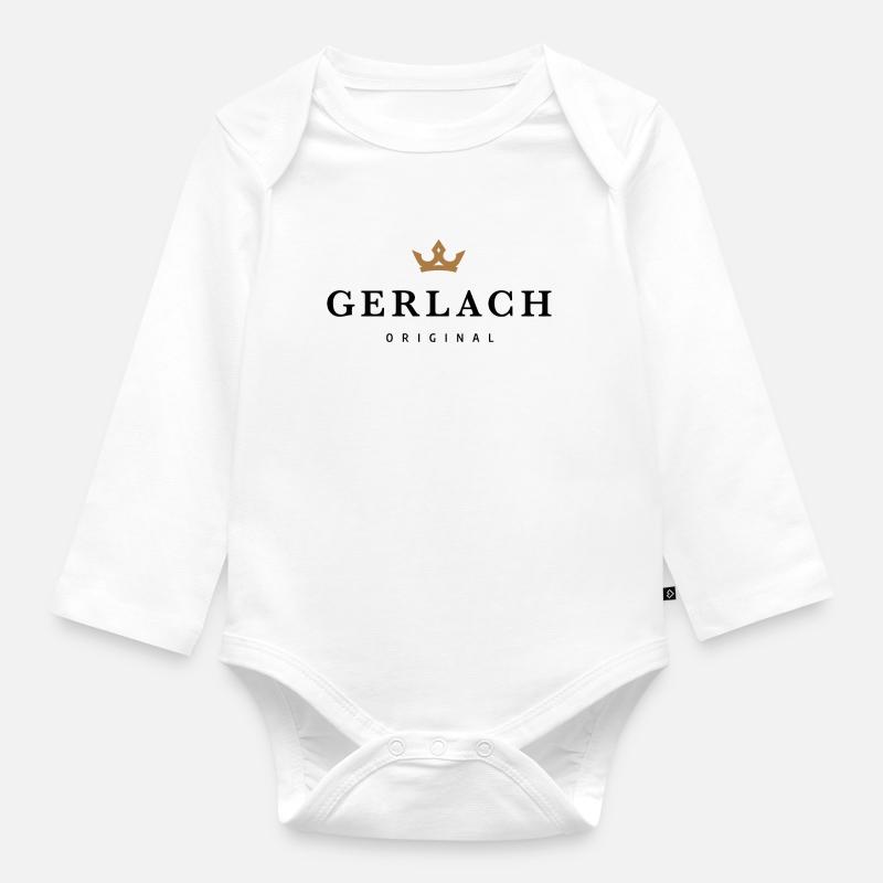 Gerlach - Baby Bio-Langarm-Body - Weiß