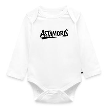 Astamoris. Chemises en dialecte anvers - Body Bébé bio manches longues - blanc - Devant