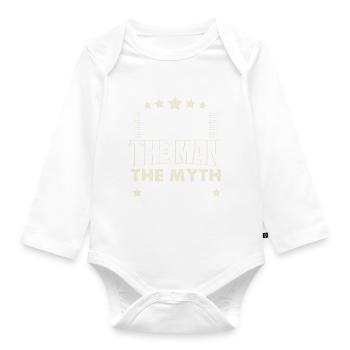 Ben - Baby Bio-Langarm-Body - Weiß - Vorne