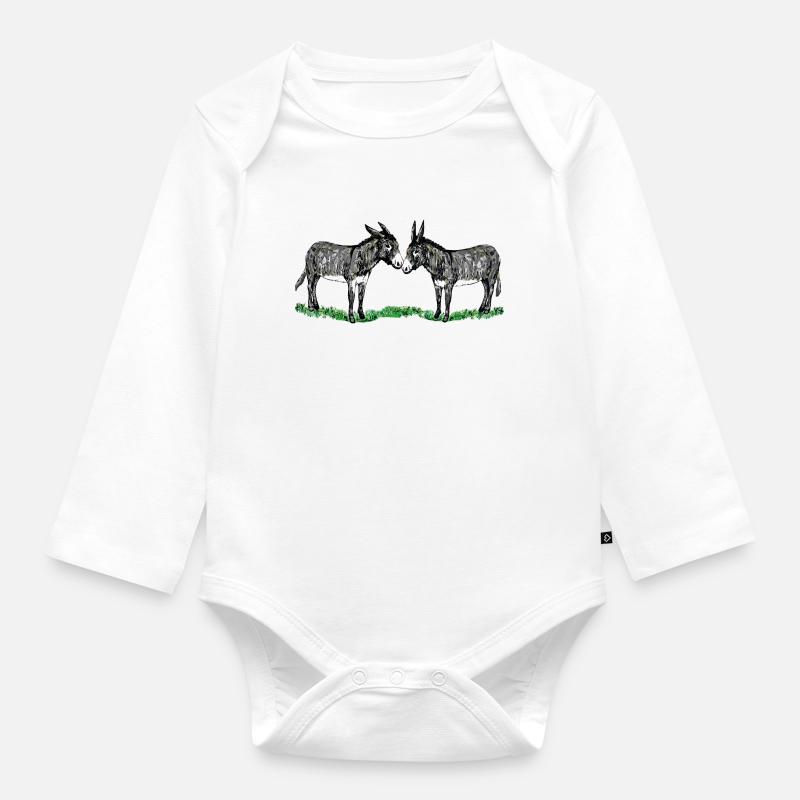 2esis - Baby Bio-Langarm-Body - Weiß