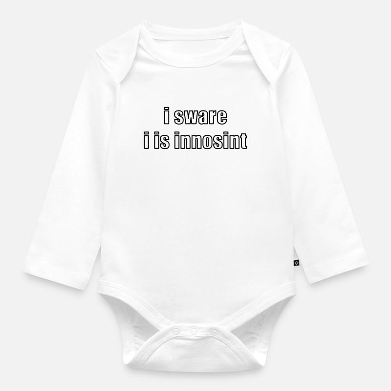 innosint - Body Bébé bio manches longues - blanc