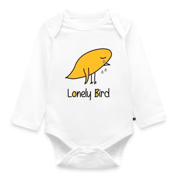 Lonely Bird - Body Bébé bio manches longues - blanc - Devant