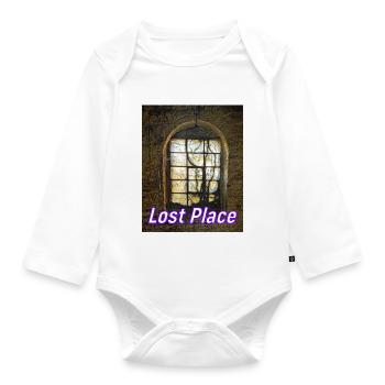 Das Fenster zum Hof - Baby Bio-Langarm-Body - Weiß - Vorne