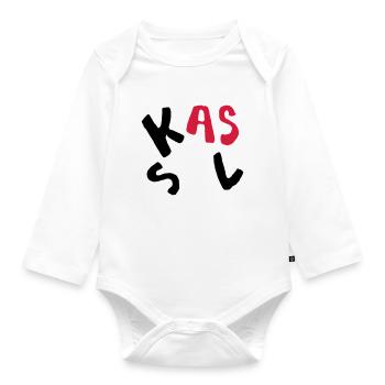 Kassel - Organic Longsleeve Baby Bodysuit - white - Front