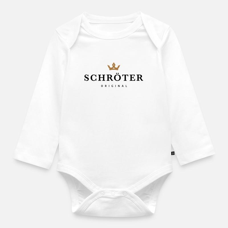 Schröter - Baby Bio-Langarm-Body - Weiß