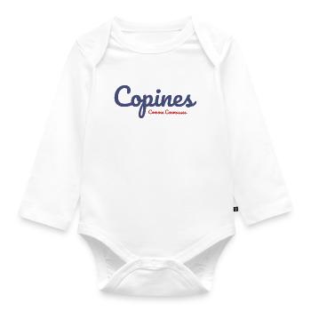 girlfriends as - Organic Longsleeve Baby Bodysuit - white - Front