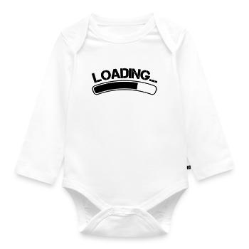Loading - Organic Longsleeve Baby Bodysuit - white - Front