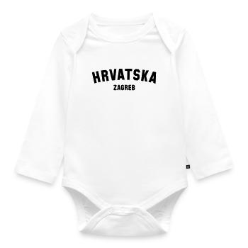 ZAGREB Hrvatska - Kroatien - Croatia - Organic Longsleeve Baby Bodysuit - white - Front