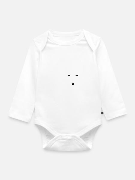 Kleiner Fuchs - Baby Bio-Langarm-Body - Weiß
