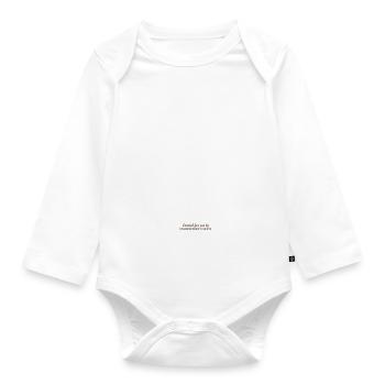 Gurgl Tirol Ski Resort in Austria T Shirt Design - Organic Longsleeve Baby Bodysuit - white - Front