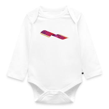 flying oriental carpet from 1001 nights - Organic Longsleeve Baby Bodysuit - white - Front