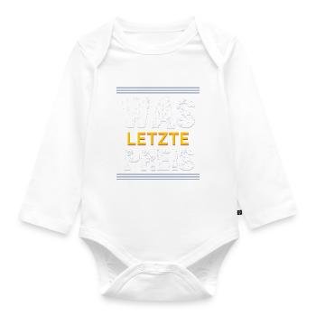 Was letzte Preis - Baby Bio-Langarm-Body - Weiß - Vorne