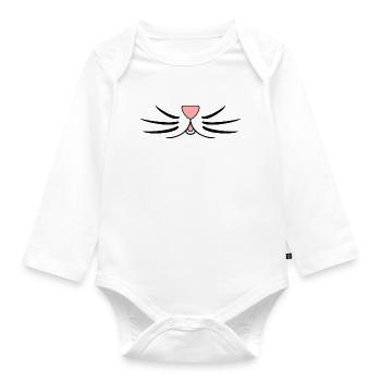HUMOR. QUOTATION. MESSAGE. RETIREMENT. ANNIVERSARY. - Organic Longsleeve Baby Bodysuit - white - Front