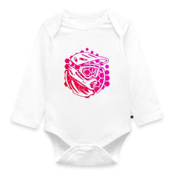 VTT VTT Cycliste VTT - Body Bébé bio manches longues - blanc - Devant