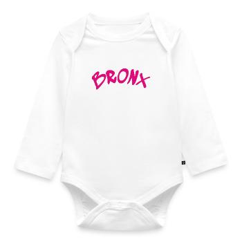 Bronx - New York City - USA - Amerika - Baby Bio-Langarm-Body - Weiß - Vorne