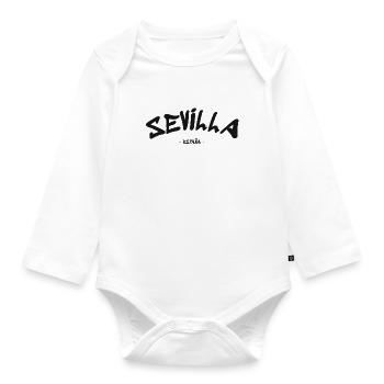 Sevilla - España - Espagne - Espagne - Body Bébé bio manches longues - blanc - Devant