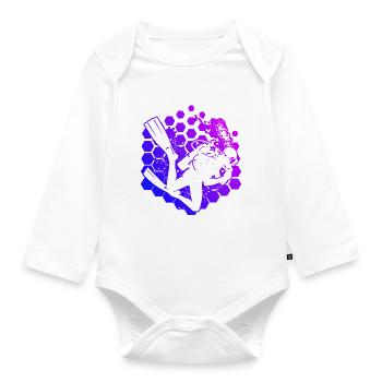 Plongeuse Femmes Plongeuse Plongeuse Plongée Libre - Body Bébé bio manches longues - blanc - Devant
