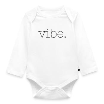 Stimmung - Baby Bio-Langarm-Body - Weiß - Vorne