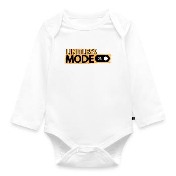 Limitless Mode aktiviert - Baby Bio-Langarm-Body - Weiß - Vorne