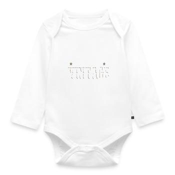 Limited Edition Made In 1961 Vintage Original - Organic Longsleeve Baby Bodysuit - white - Front