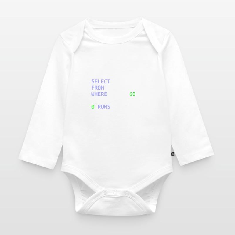 Software-Entwickler SQL Coder Geek Geschenk Baby Bio-Langarm-Body