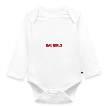 Vikinger Frau Walhalla Odin - Baby Bio-Langarm-Body - Weiß - Vorne