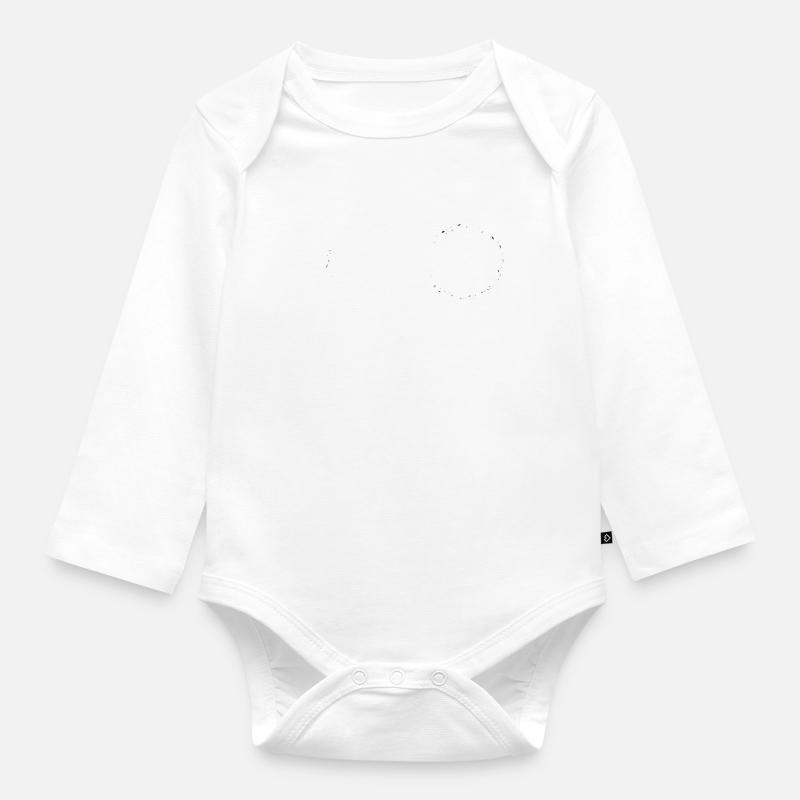 Blumen Schwarzwald Baum Geschenkidee Geschenk - Baby Bio-Langarm-Body - Weiß