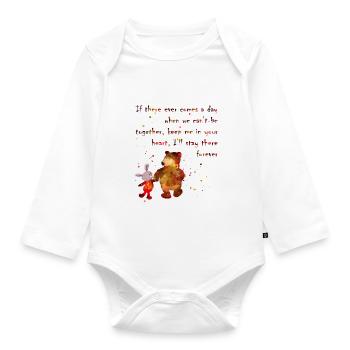 best friends - Baby Bio-Langarm-Body - Weiß - Vorne