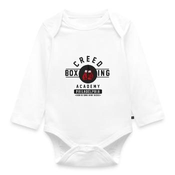 Boxen - Baby Bio-Langarm-Body - Weiß - Vorne