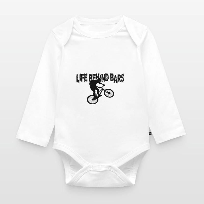 Leben hinter Gittern BMX Baby Bio-Langarm-Body