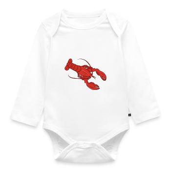 Hummer - Baby Bio-Langarm-Body - Weiß - Vorne