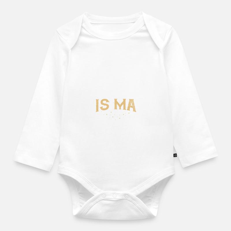 Devise bavaroise: Before i mi excit ... - Body Bébé bio manches longues - blanc