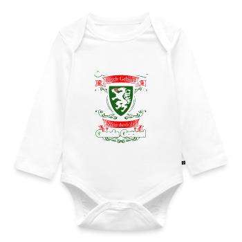 Steirer Durch Die Gnade Gottes Geschenkidee Stolz - Baby Bio-Langarm-Body - Weiß - Vorne