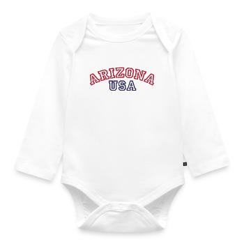 ARIZONA USA - Body Bébé bio manches longues - blanc - Devant