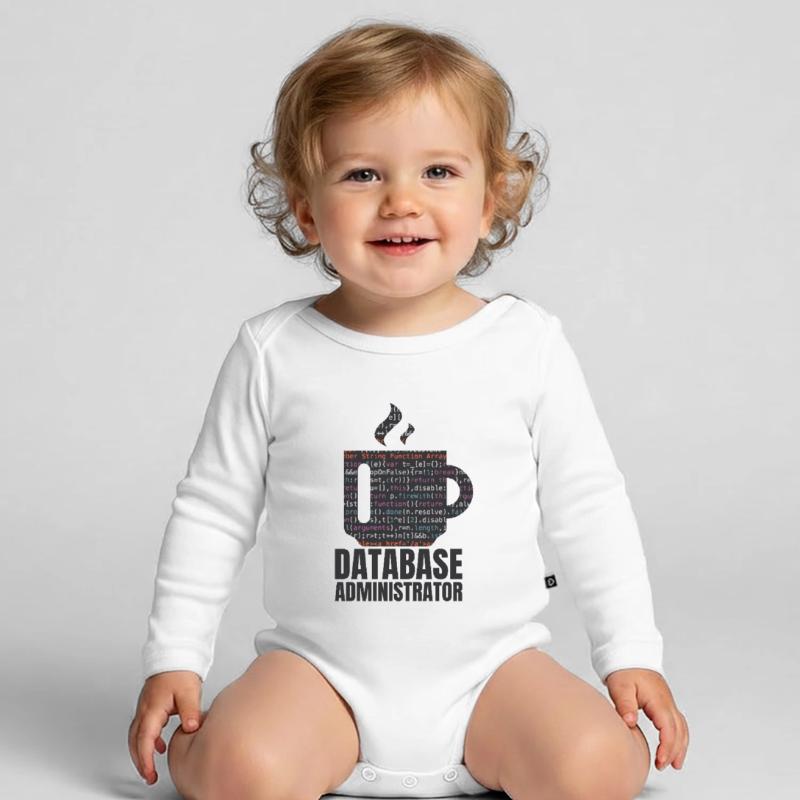Données de base de données SQL Programmer Administration Body Bébé bio manches longues