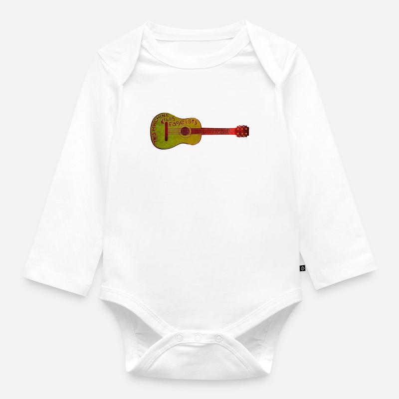 Cette machine tue fasciste - Body Bébé bio manches longues - blanc