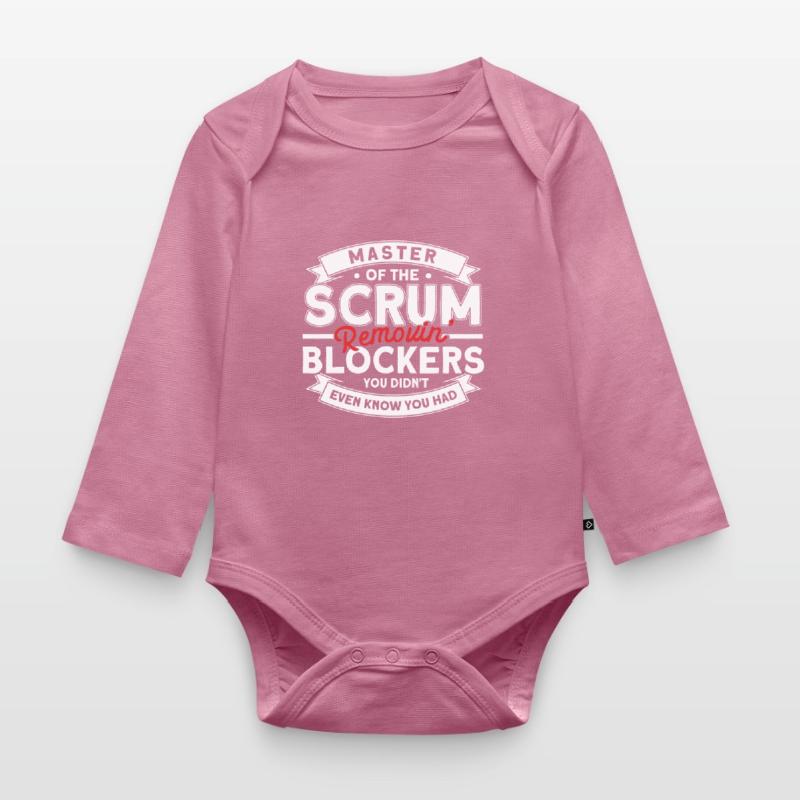 Git Developer Scrum Master Programmer Geschenk Baby Bio-Langarm-Body