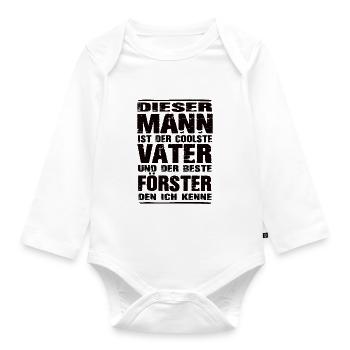 Förster - Baby Bio-Langarm-Body - Weiß - Vorne