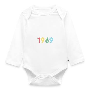 Édition limitée 1969 - Body Bébé bio manches longues - blanc - Devant