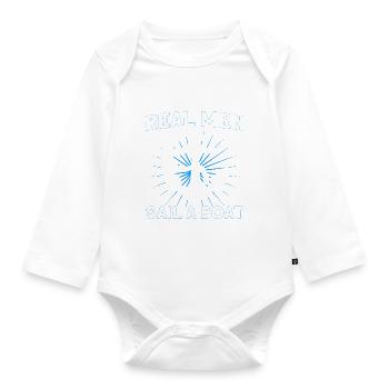 Amateurs de bateau Capitaine de bateau Capitaines - Body Bébé bio manches longues - blanc - Devant